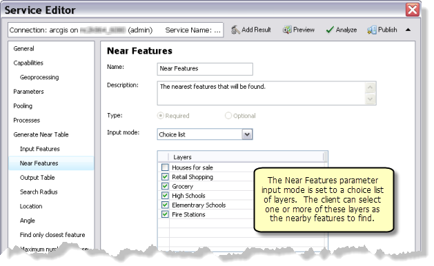 Using a choice list as the input mode Using a choice list as the input mode